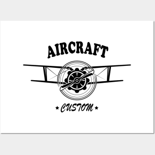 CUSTOM AIRCRAFT T-SHIRT Posters and Art